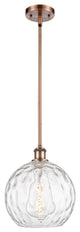 Innovations 516-1S-AC-G1215-10 1-Light Mini Pendant, Antique Copper