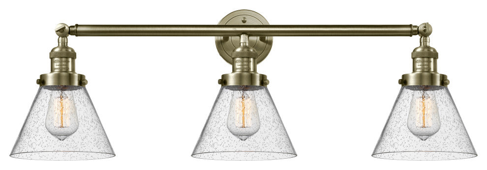 Innovations Lighting 205-Ab-S-G44-Led 3 Light Dimmable Led Bathroom Fixture