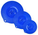 Silicone Lids, Set of 3, Blue