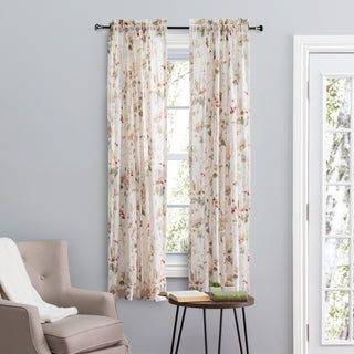 Ellis Curtain Sophia Crushed Taffeta Tailored Panel, Multi, 48"x63"
