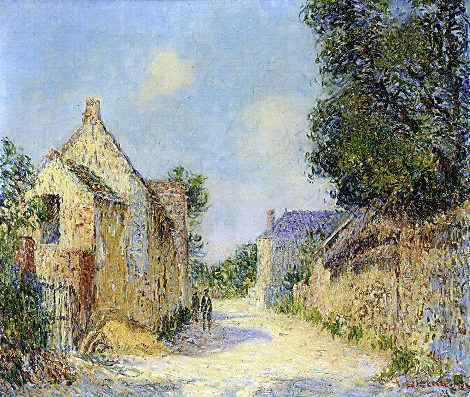 Gustave Loiseau Village Street Vaudreuil Wall Decal
