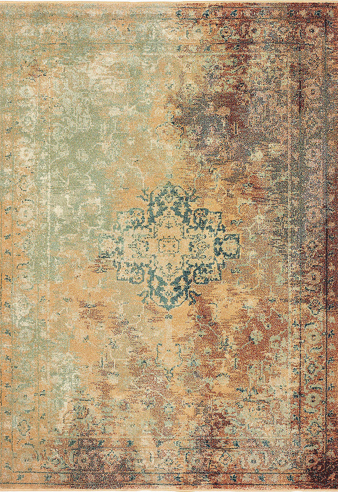 Oriental Weavers Dawson Rust/ Gold Oriental Indoor Area Rug 9'10"X12'10"