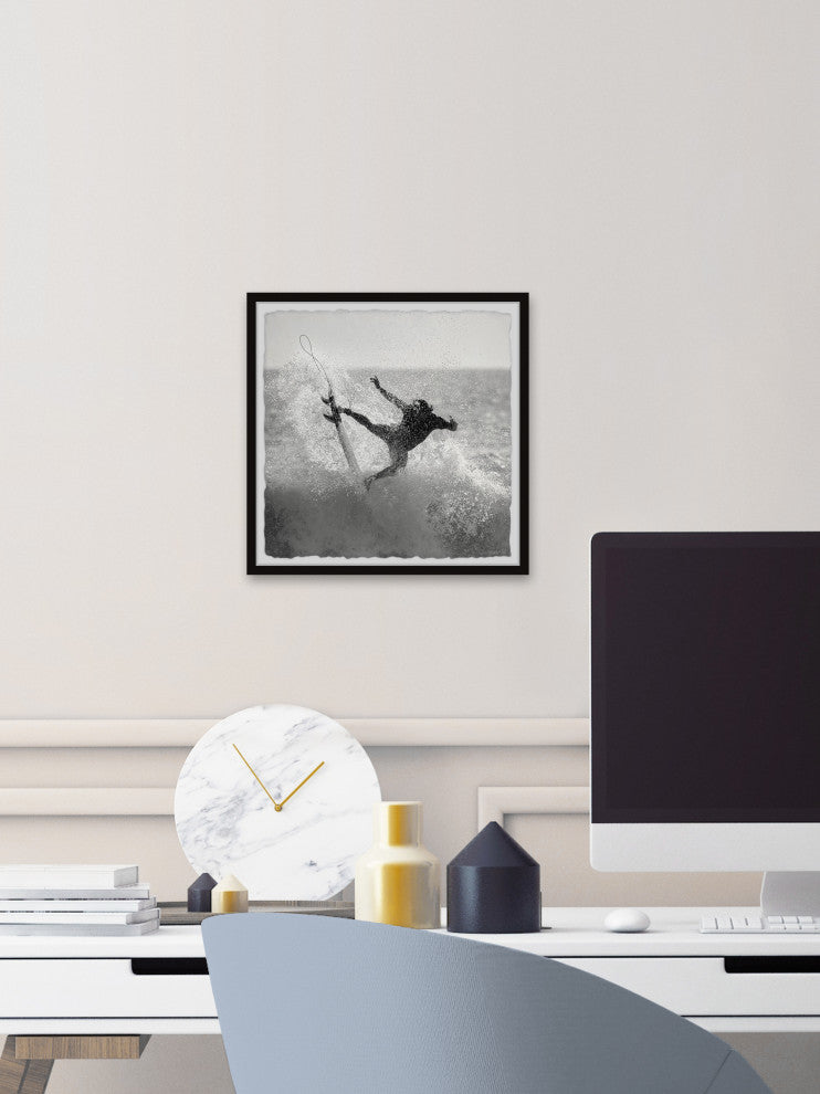 "Surf Party" Framed Painting Print, 32x32