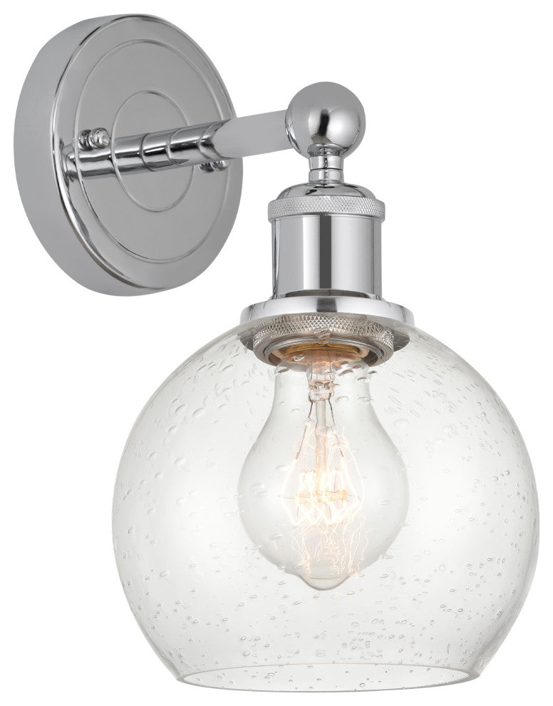 Innovations 616-1W-PC-G124-6 1 Light 6" Sconce, Polished Chrome
