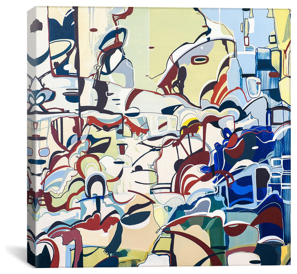 "Water Fell" by Rebecca Moy, 37"x37"