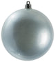 Vickerman N591029Dcv 4" Periwinkle Candy Ball Ornament, 6 Per Bag
