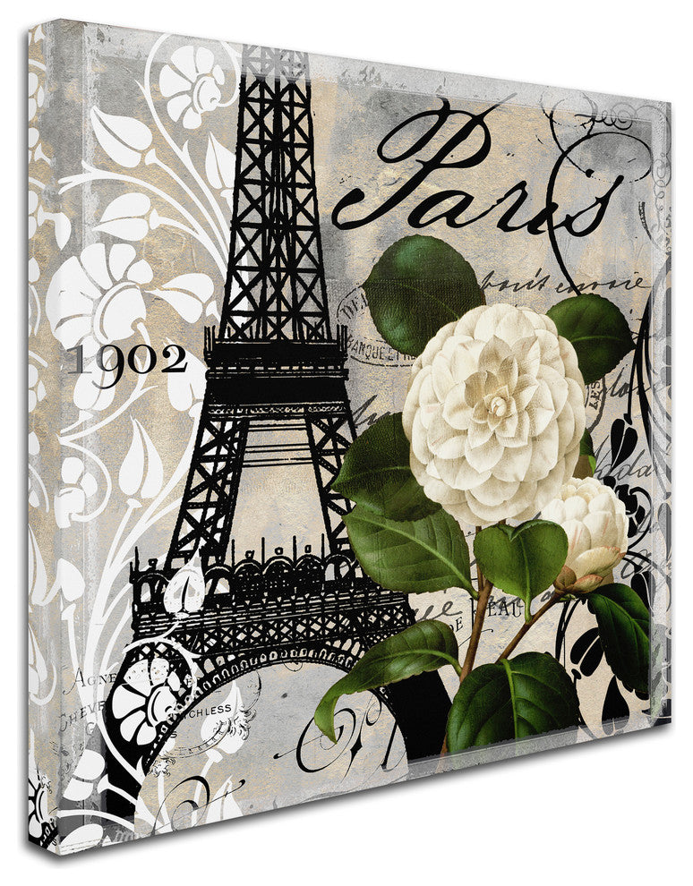 Color Bakery 'Paris Blanc I' Canvas Art, 14"x14"