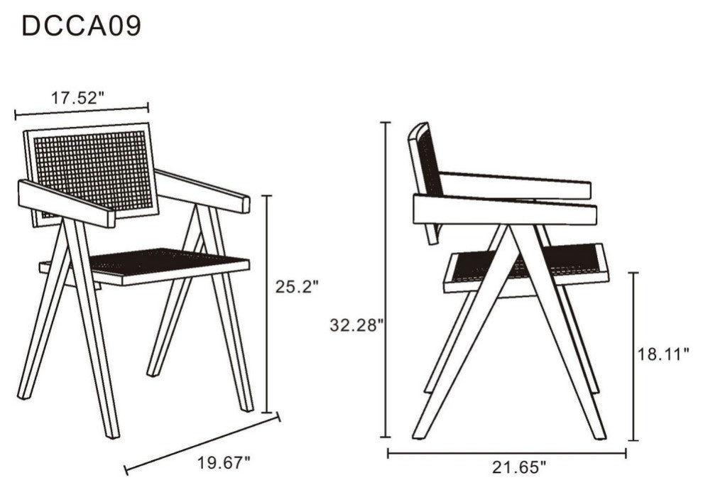 Manhattan Comfort Hamlet Dining Arm Chair