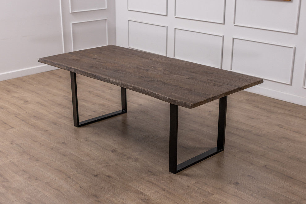 Handcrafted Nana Teak Solid Hardwood Dining Table, Cocoa, 60x38