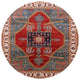 Ahgly Company Indoor Round Mid-Century Modern Area Rugs, 3' Round