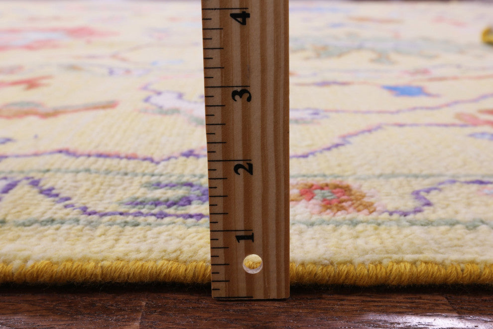 10' 3" X 14' 3" Turkish Oushak Hand-Knotted Wool Rug - Q13566