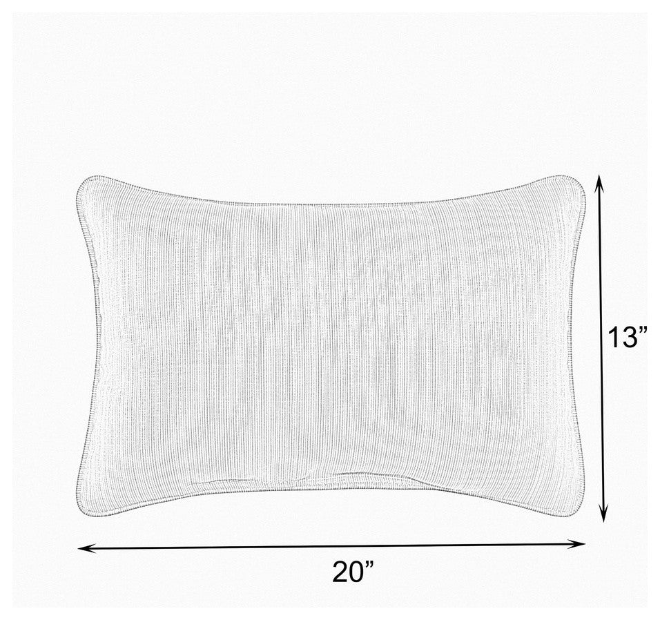 Sunbrella Indoor/Outdoor Tartan Tan/Plaid Lumbar Pillows, Set of 2