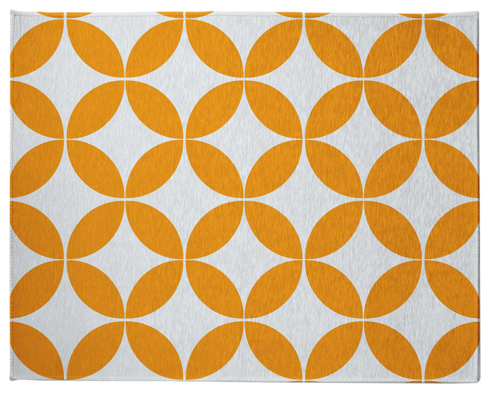 Eye Opener Spring Chenille Rug, Mango, 8'x10'