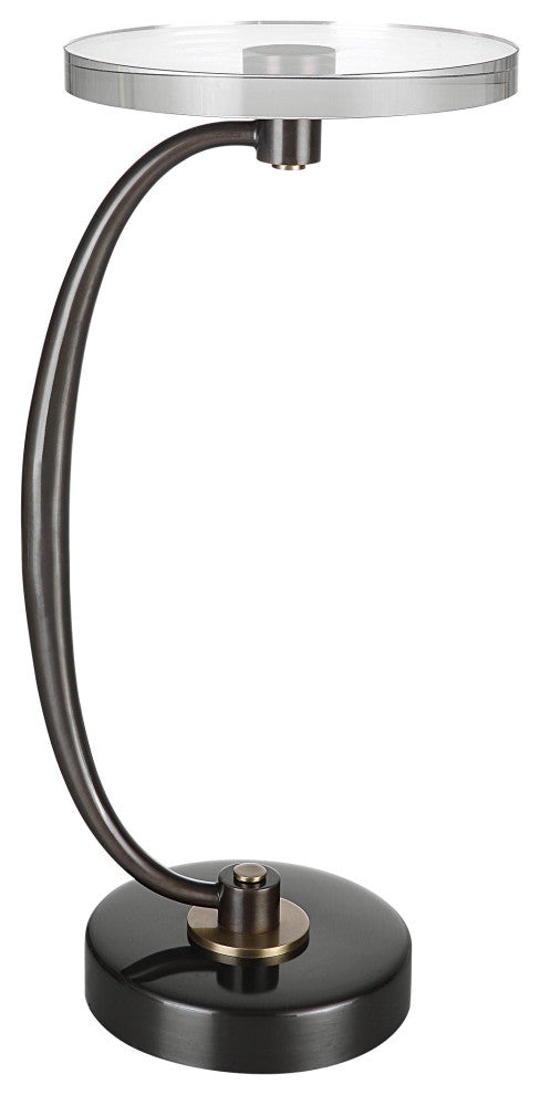 Uttermost Waveney Bronze Drink Table