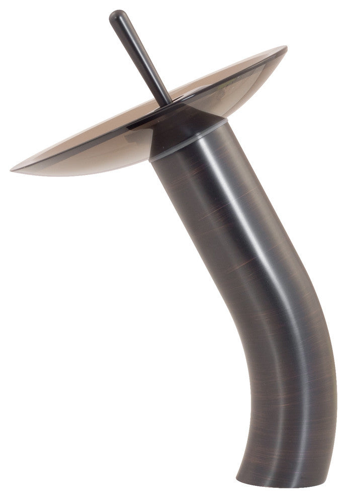 Topia Single Lever Waterfall Vessel Faucet, Oil Rubbed Bronze
