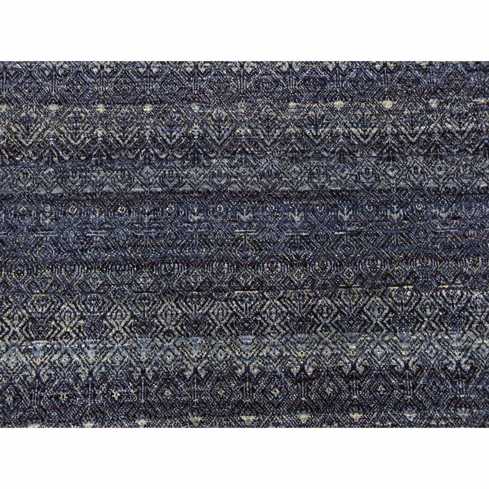 Space Cadet 100% Plush Wool Hand Knotted Kohinoor Herat Design Rug, 8'0"x10'2"