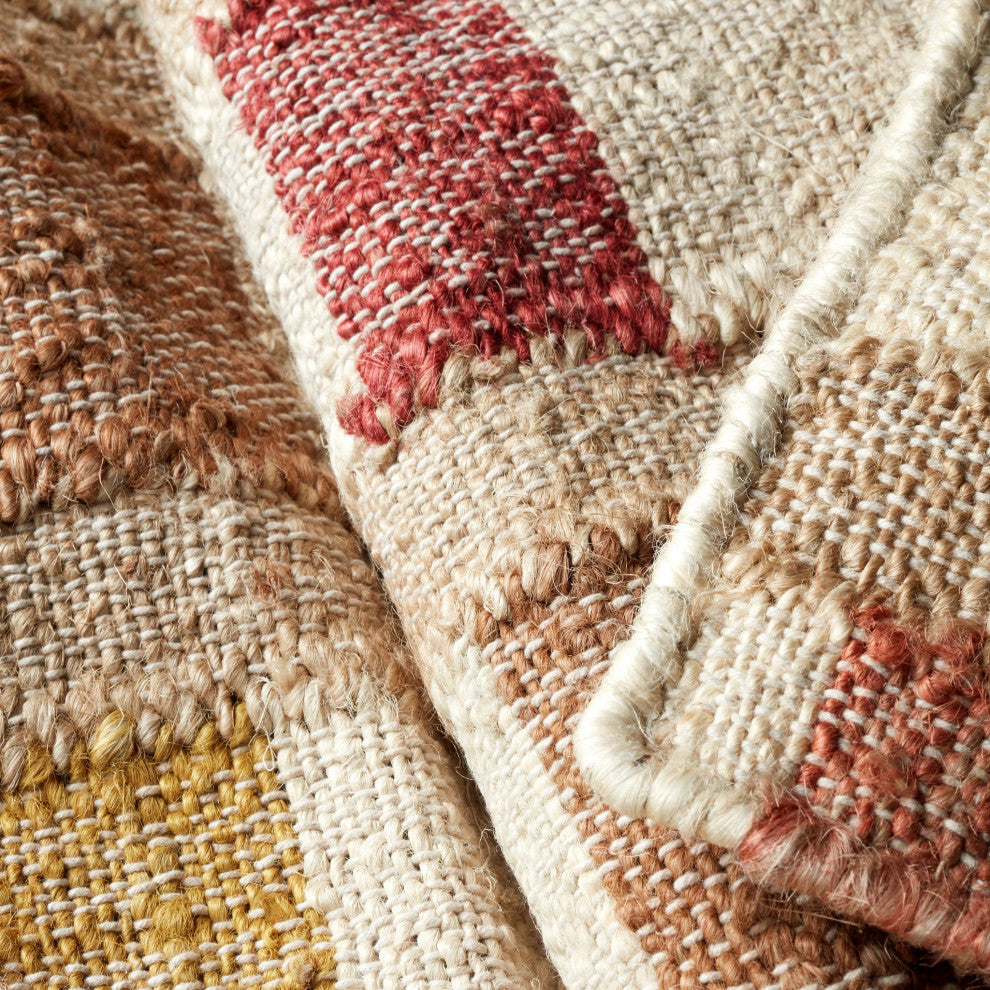 Dash & Albert Mosaic Multi Handwoven Jute Rug, Multi, 5' x 8'