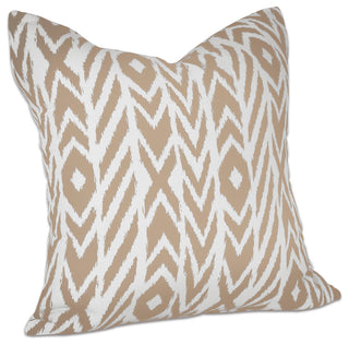 24"x24" Pacifica Lounge Throw Pillow by Astella, Fire Island Hemp