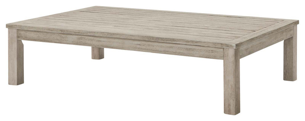Lounge Sectional Sofa Chair Set, Wood, Gray, Modern, Outdoor Patio Cafe
