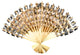 Luxury Golden Crystal Wall Lamp for Bedroom, Living Room, Golden, Cool Light