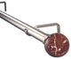 Linen Avenue Brown Marble Single Curtain Rod Set,48 to 86-Inch,Polished Nickel