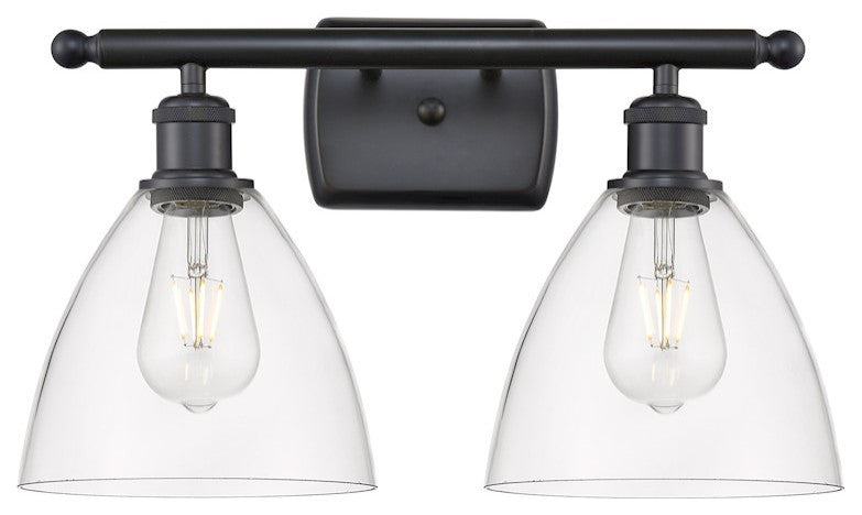 Innovations Lighting 516-2W-BK-GBD-752-LED 2 Light 18" Bath Vanity Light