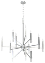 Hunter Sunjai Brushed Nickel 12 Light 3-Tier Chandelier Light
