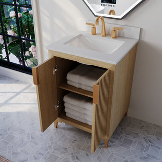 Turlington Bath Vanity Set, Oak, 24"