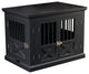 Triple Door Dog Crate, Black, Medium