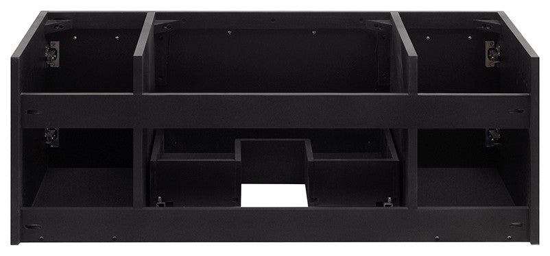 Lucera Wall Mount Undermount Sink Bathroom Cabinet, Espresso, 42"