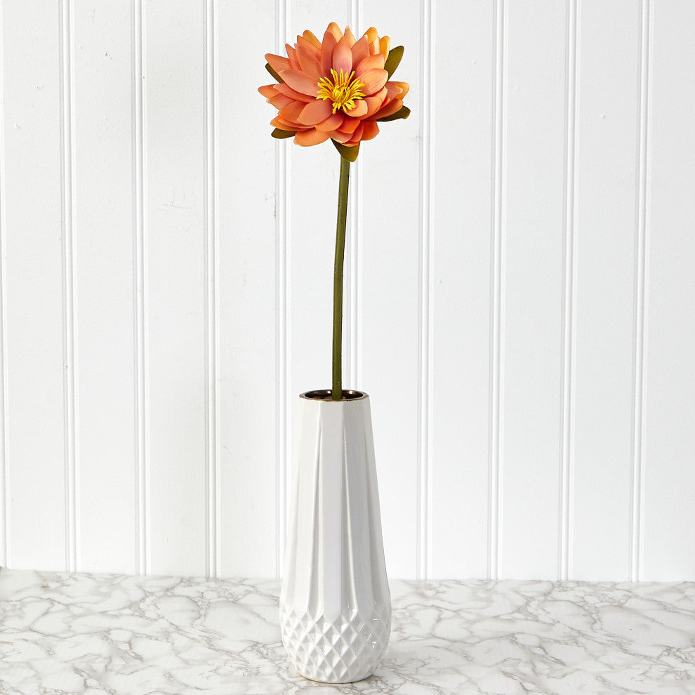 28" Lotus Artificial Flower, Set of 4