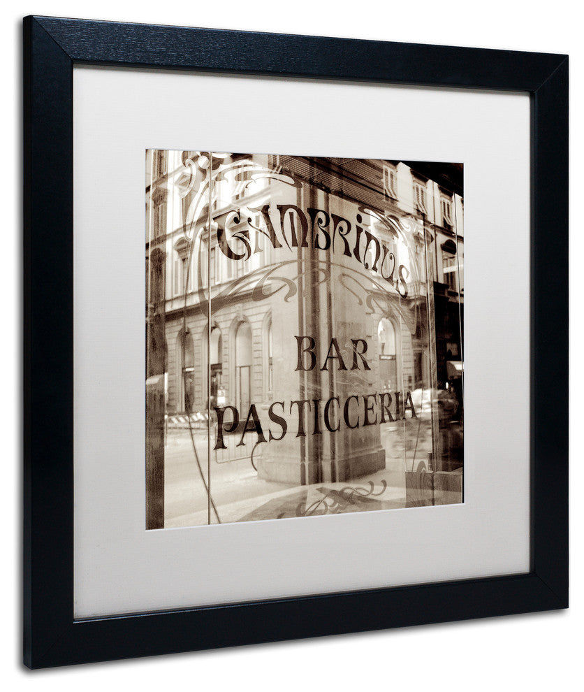 Alan Blaustein 'Firenze IV' Art, Black Frame, White Mat, 16x16