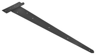 Tee Strap T-Hinge Large Black For Barn Doors or Large Gates 25 1/4" Length