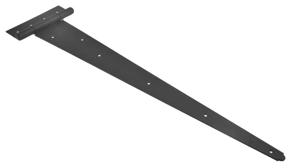 Tee Strap T-Hinge Large Black For Barn Doors or Large Gates 25 1/4" Length