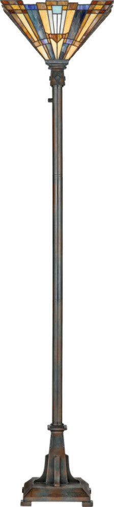 Inglenook 1-Light Floor Lamp, Valiant Bronze