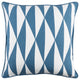 Surya Inga INGA-7029 18"x18" Pillow Kit, Bright Blue/White
