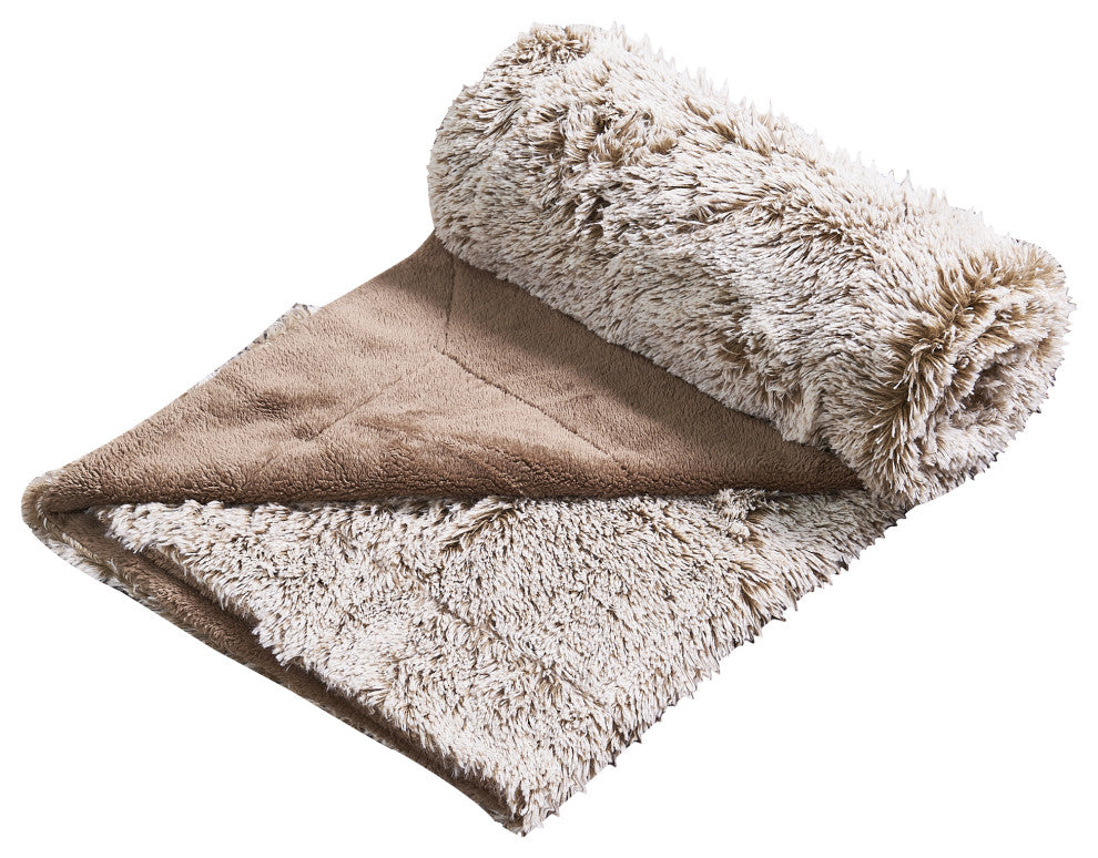 Woolly Mammoth Throw Blanket, Tannin