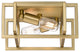 Tribeca Flush Mount With Brushed Champagne Bronze Accents Shade