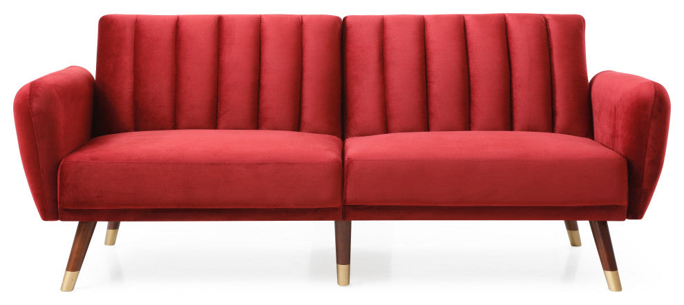 Siena Sofa Bed, Burgundy