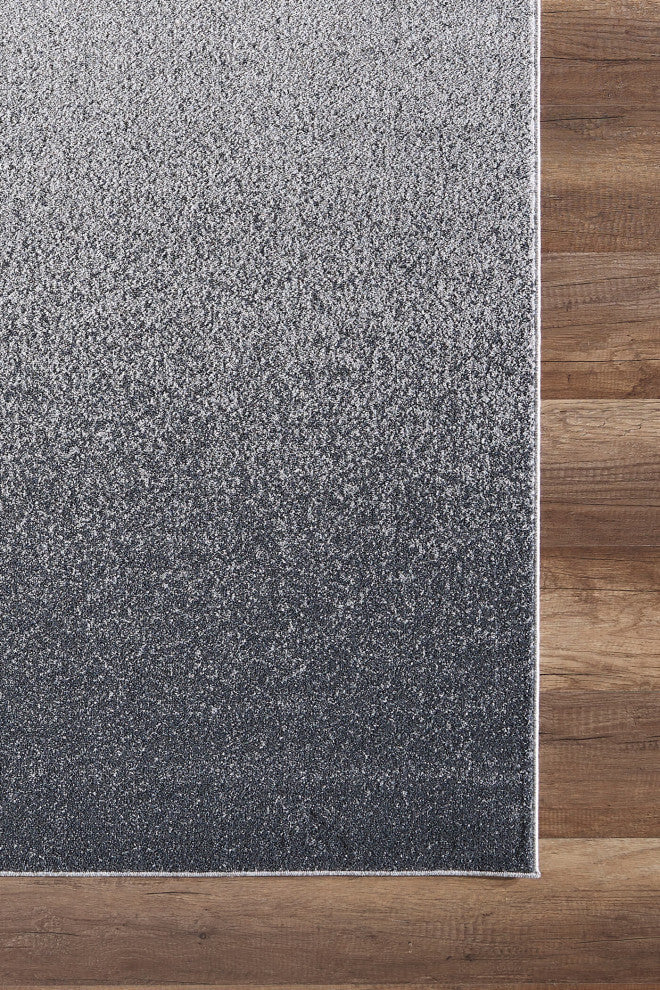 Abani Quartz QRZ130A Shades of Grey Ombre Contemporary Area Rug