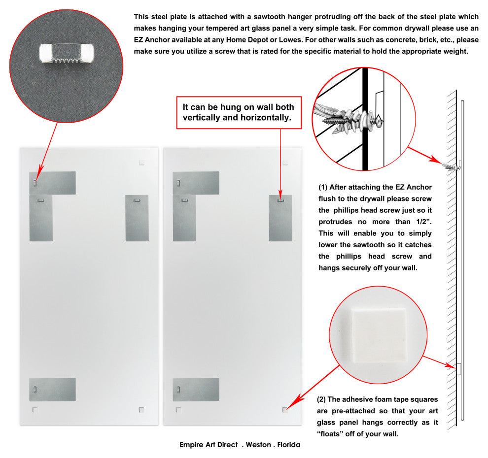 "Gold Mond" Frameless Free Floating Tempered Glass Panel Graphic Wall Art Set