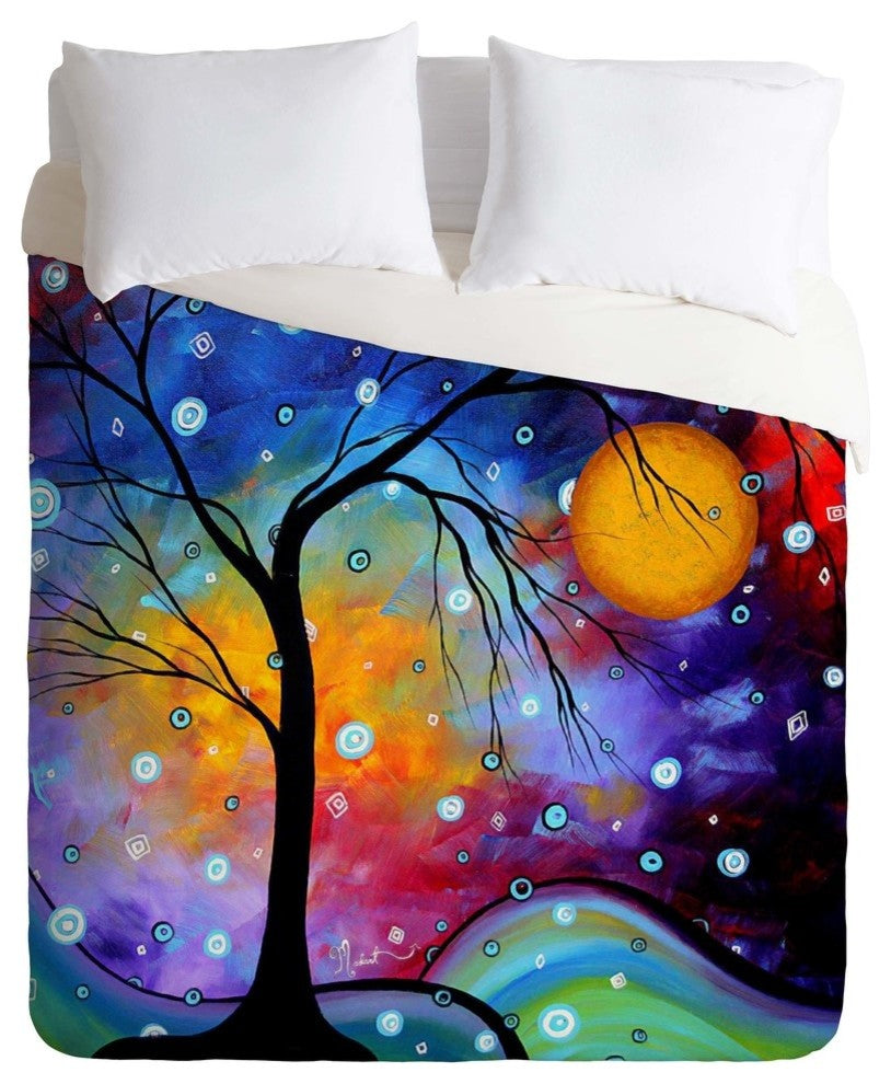 Deny Designs madart inc Winter Sparkle Duvet Cover - Lightweight