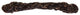Roots Cabinet Hardware Pull, Wrought Iron