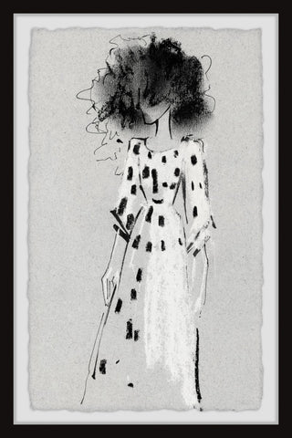 "Tangled Hair" Framed Painting Print, 24x36