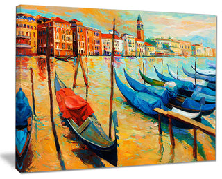 "Colorful Venice" Canvas Print