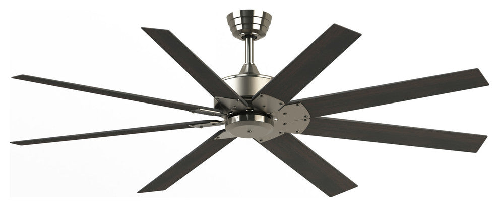 Fanimation Levon Custom-KIT-64 Levon Custom 64" 8 Blade Indoor / - Brushed