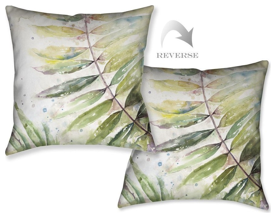Laural Home Watercolor II 18" X 18" Indoor Decorative Pillow