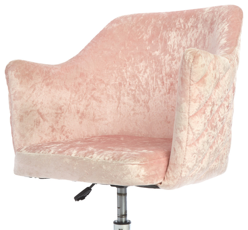 Coco Quilted Vanity Chair, Pink