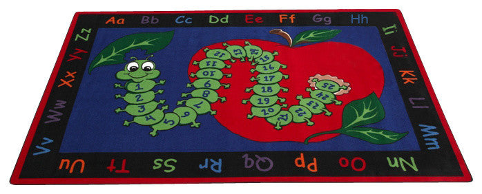 Learn With Inchworm Rug