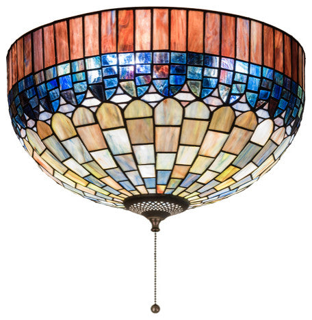 Meyda lighting 27444 16"W Tiffany Candice Flushmount